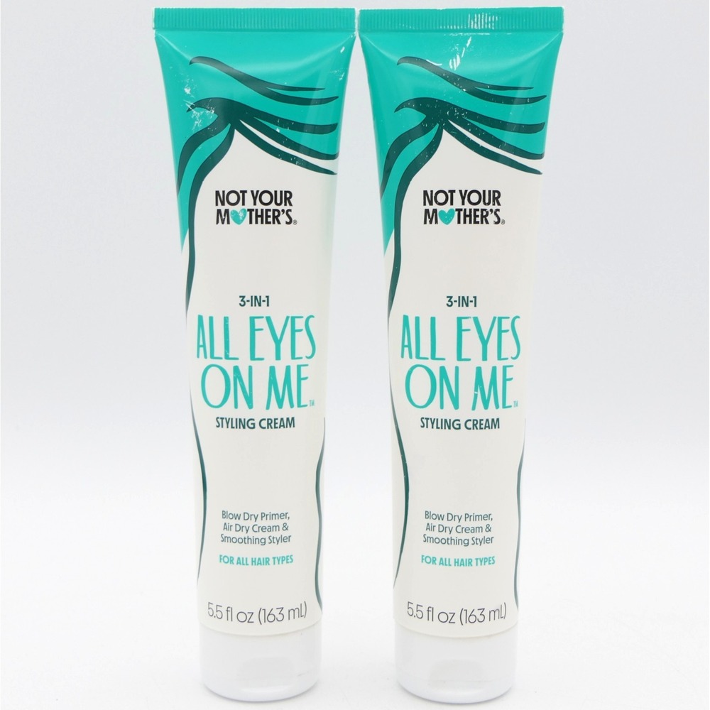 Not Your Mother's All Eyes On Me 3-in-1 Styling Cream For Hair 2 Pack 5.5 oz Ea
